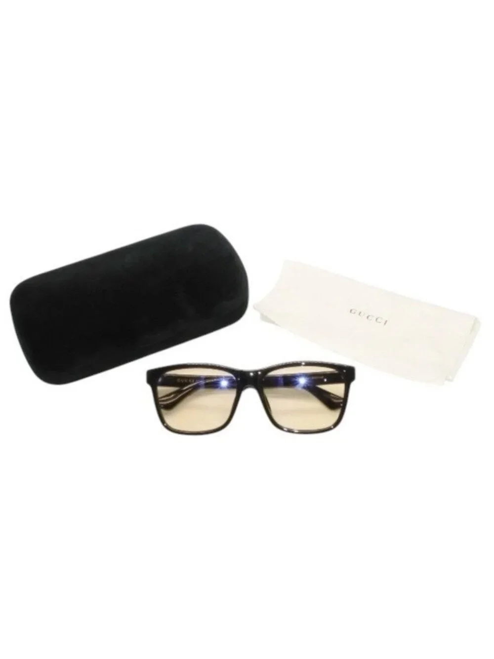 Gucci Sunglasses Eyewear 005 57 Sherry Line Black